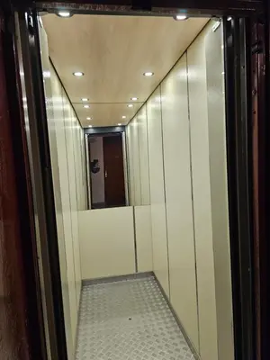 a walk in shower with a mirror in a room at Ramonda Banja Luka in Banja Luka